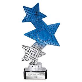 Blue Trinity Star Trophy 185mm