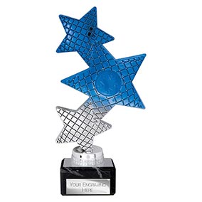Blue Trinity Star Trophy 195mm