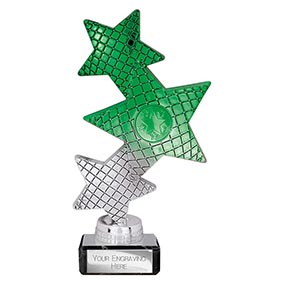 Green Trinity Star Trophy 185mm