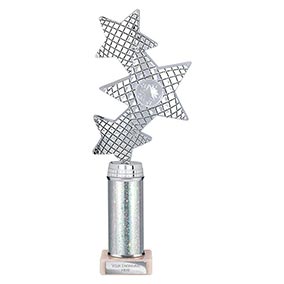 Silver Trinity Super Star Trophy 290mm