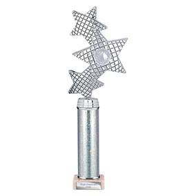 Silver Trinity Super Star Trophy 340mm