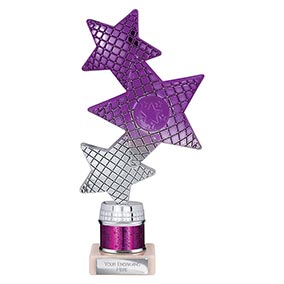 Purple Trinity Super Star Trophy 215mm