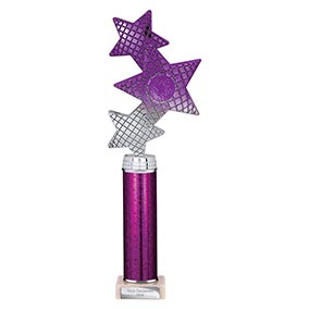 Purple Trinity Super Star Trophy 340mm