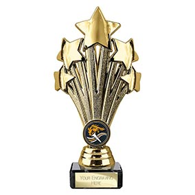Gold 5 Star Trophy 200mm