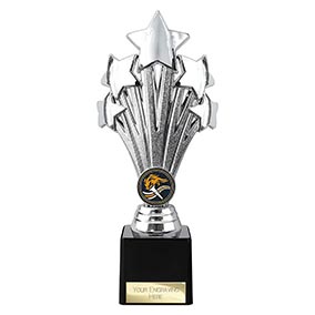 Silver 5 Star Trophy 220mm