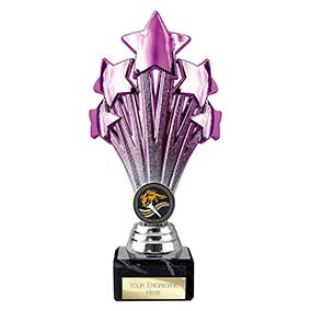 Purple 5 Star Trophy 200mm