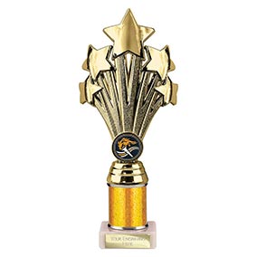 Gold Super 5 Star Trophy 240mm