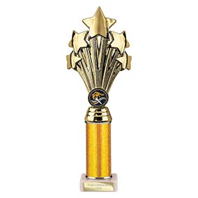 Gold Super 5 Star Trophy 290mm