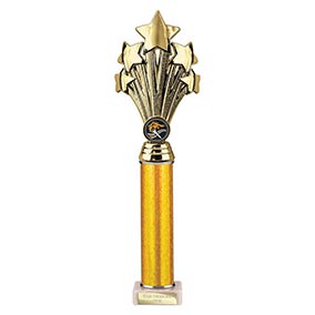 Gold Super 5 Star Trophy 365mm