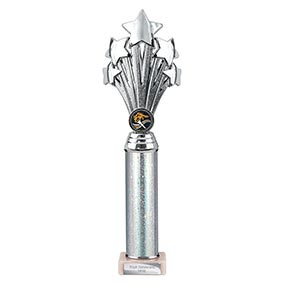 Silver Super 5 Star Trophy 340mm