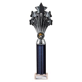 Black Super 5 Star Trophy 340mm