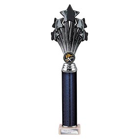 Black Super 5 Star Trophy 365mm