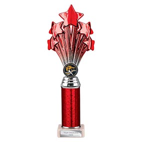Red Super 5 Star Trophy 290mm