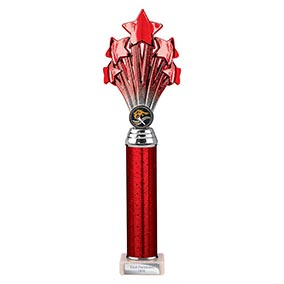 Red Super 5 Star Trophy 365mm