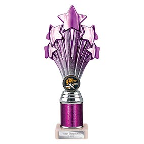 Purple Super 5 Star Trophy 240mm