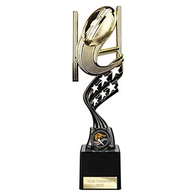 Innov8 Gold Rugby Trophy 250mm