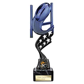 Innov8 Blue Rugby Trophy 230mm