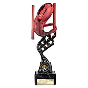Innov8 Red Rugby Trophy 230mm