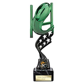 Innov8 Green Rugby Trophy 230mm