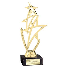 Gold Rising Star Trophy 180mm