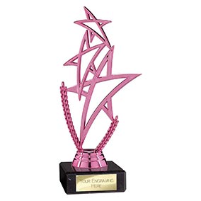 Pink Rising Star Trophy 180mm