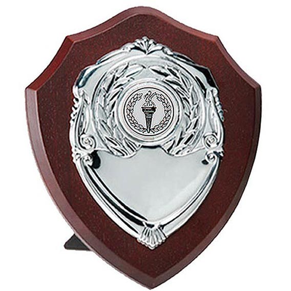 4in Triumph Single Silver Shield