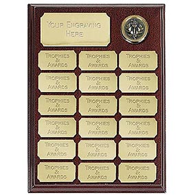 Ashfield Gold Economy Plaque 9in