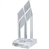 12.5in Clear Crystal Rising Star Award