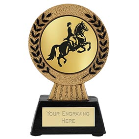 Gold Laurel Hero Equestrian Dressage Female 115mm