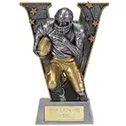 V Series American Football Trophy 5in