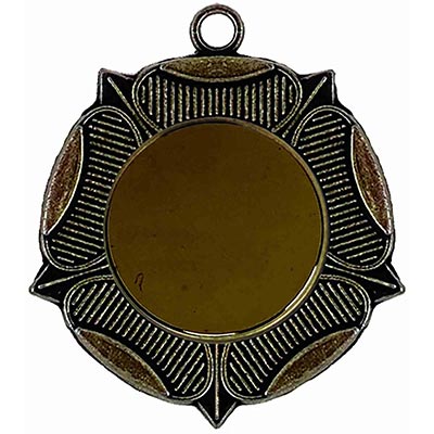 Bronze Tudor Rose 50mm Medal