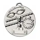 Silver Goggles Swimming Medal 50mm