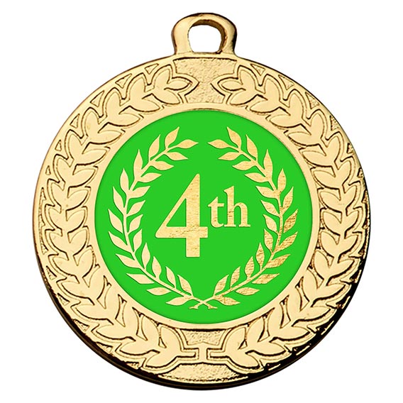 4th Place Gold Medal 40mm