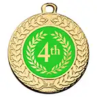 4th Place Gold Medal 40mm