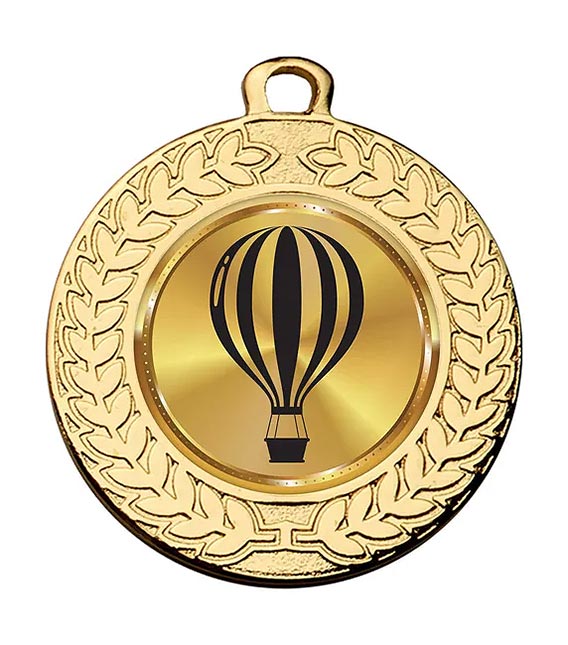 Hot Air Ballon Gold Medal 40mm