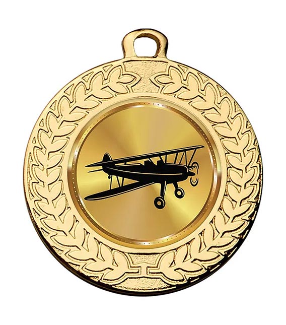 Biplane Gold Medal 40mm