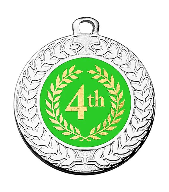 4th Place Silver Medal 40mm