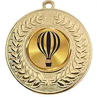 Hot Air Ballon Gold Medal 50mm