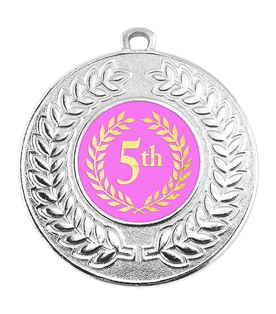 5th Place Silver Medal 50mm