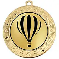 Hot Air Balloon Gold Medal 70mm