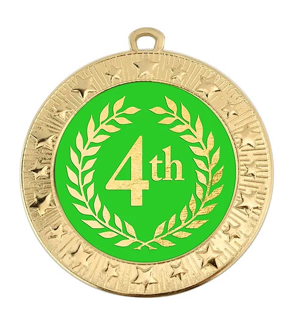 4th Place Gold Medal 70mm