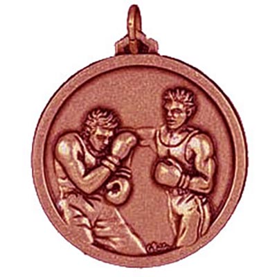 Bronze Boxing Medals 38mm