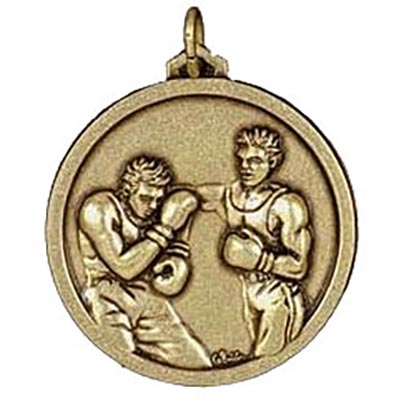 Gold Boxing Medals 56mm