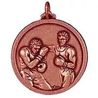 Bronze Boxing Medals 56mm