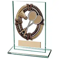 125mm Maverick Legacy Glass Badminton Award