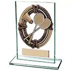 125mm Maverick Legacy Glass Badminton Award