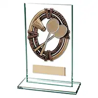 140mm Maverick Legacy Glass Badminton Award