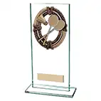 180mm Maverick Legacy Glass Badminton Award