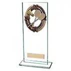 200mm Maverick Legacy Glass Badminton Award