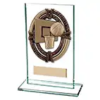 160mm Maverick Legacy Glass Basketball Award